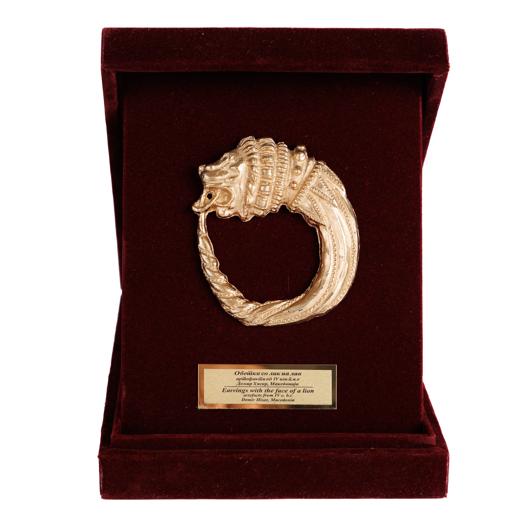 Earring with the Face of a Lion – A Symbol of Strength and Heritage
