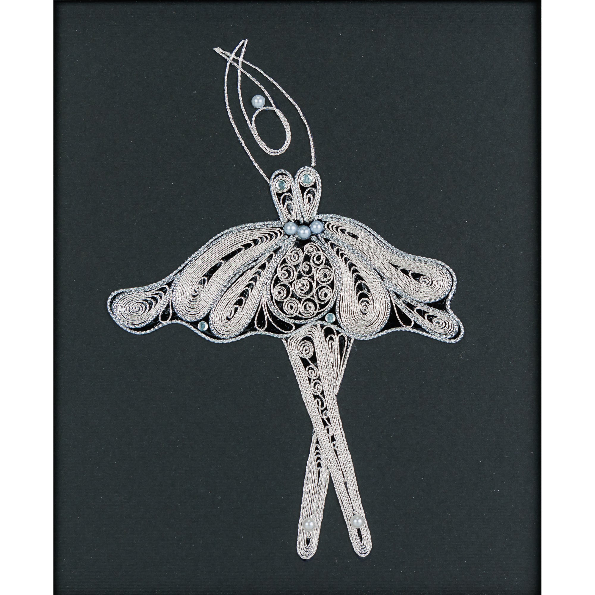Ballerina, A Symbol of Grace - Macedonian Silver-Thread Filigree