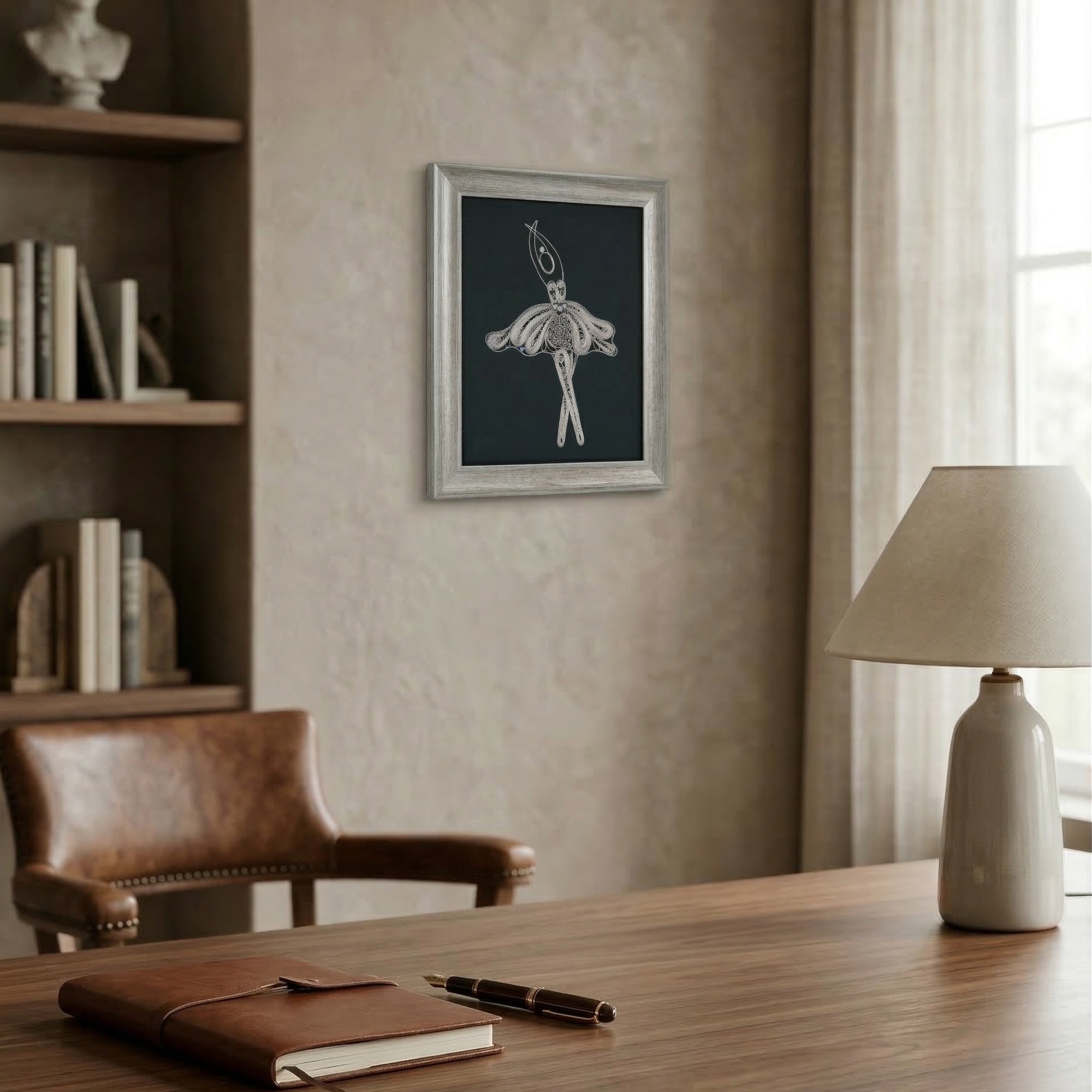 Ballerina, A Symbol of Grace - Macedonian Silver-Thread Filigree