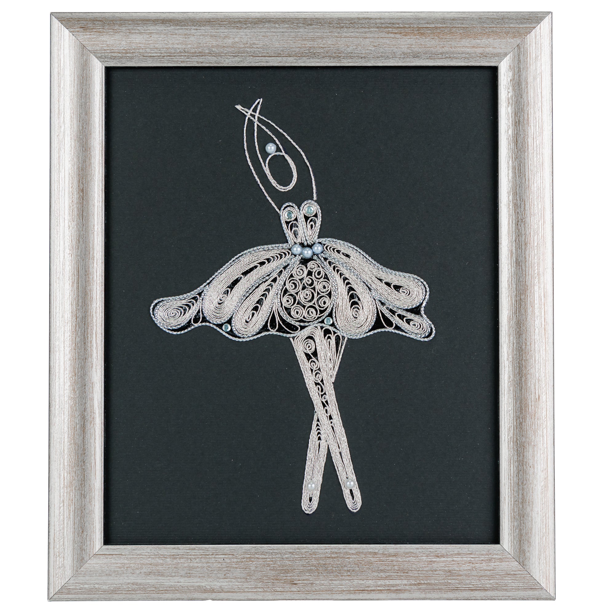 Ballerina, A Symbol of Grace -  Macedonian Silver-Thread Filigree