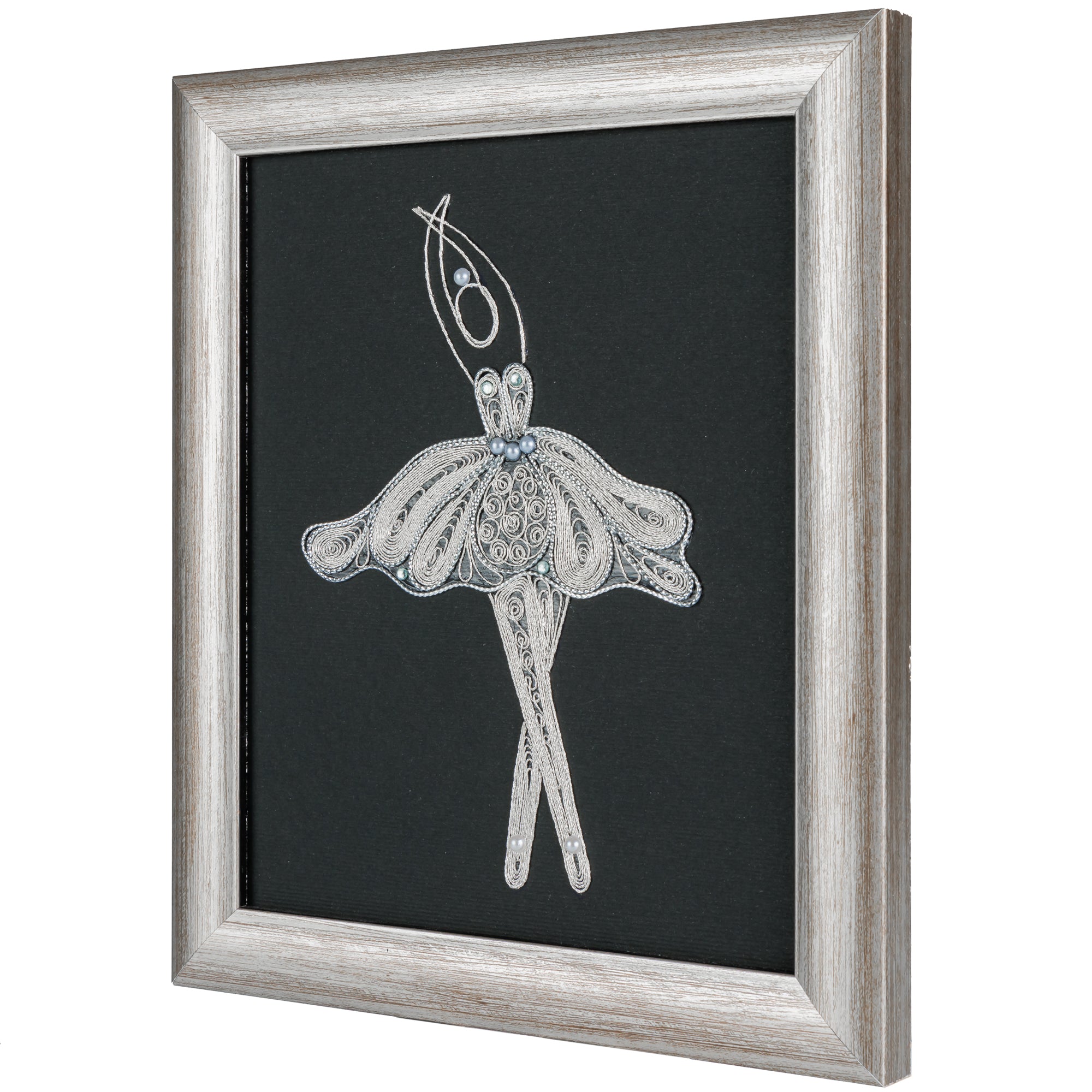 Ballerina, A Symbol of Grace -  Macedonian Silver-Thread Filigree