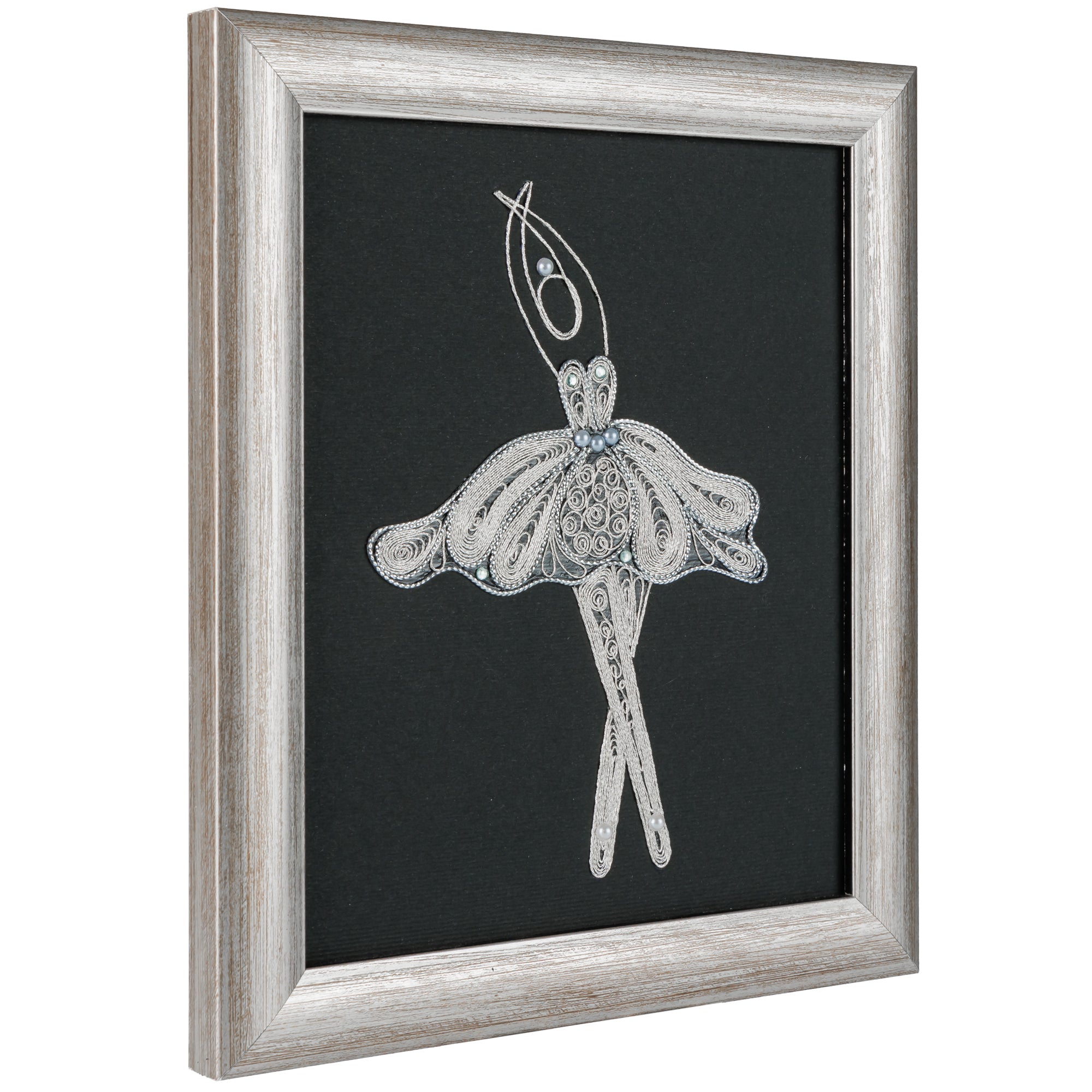 Ballerina, A Symbol of Grace -  Macedonian Silver-Thread Filigree
