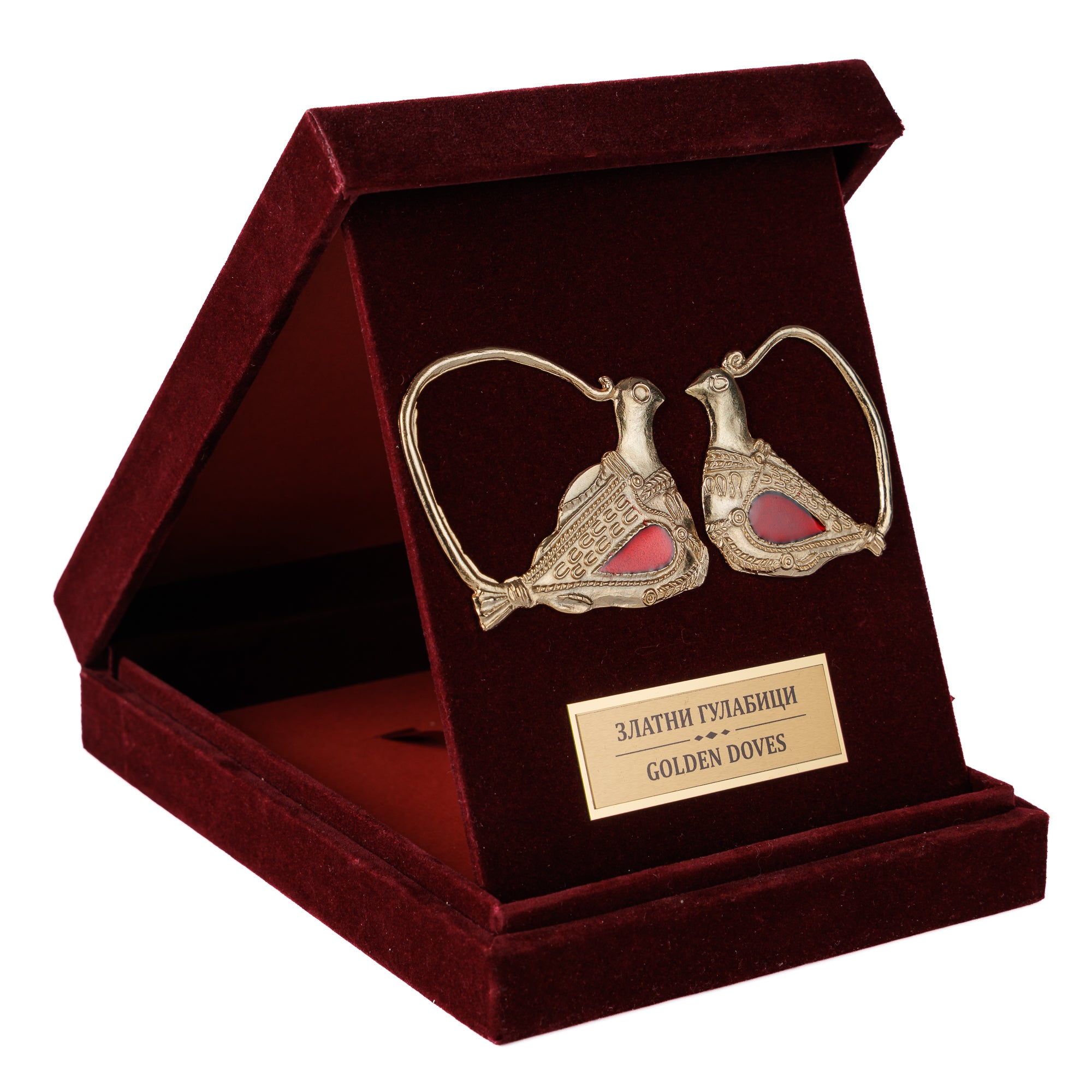 Golden Doves Earrings – A Symbol of Love and Peace in Ancient Macedonia