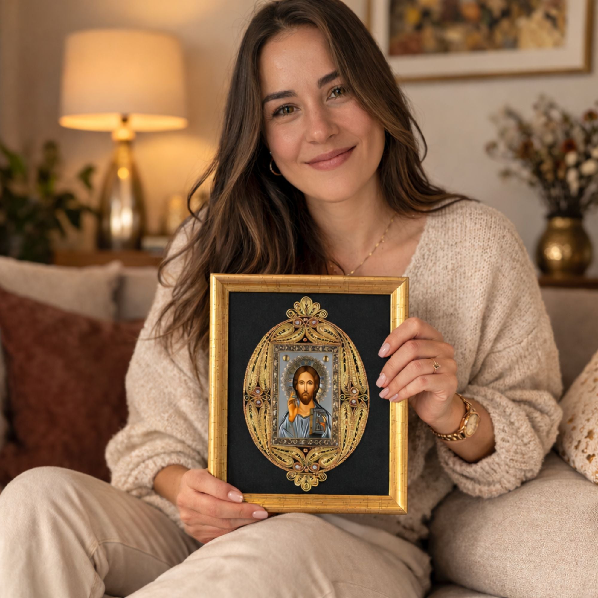 Jesus Christ Icon – A Sacred Symbol of Divine Light